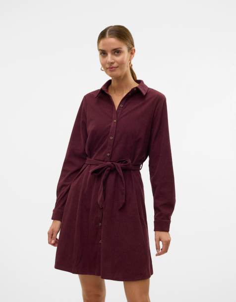 Vero Moda Robe bordeaux - view 1