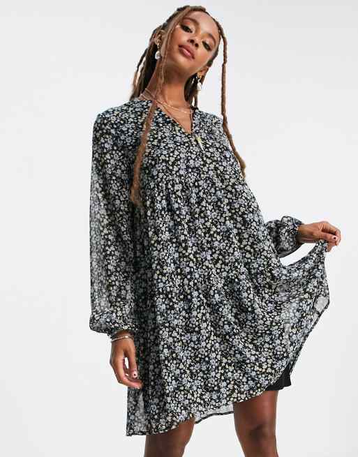 Vero Moda Robe fluide imprimee en mousseline ASOS