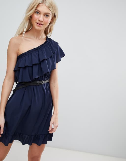 Vero Moda - Robe volantée asymétrique