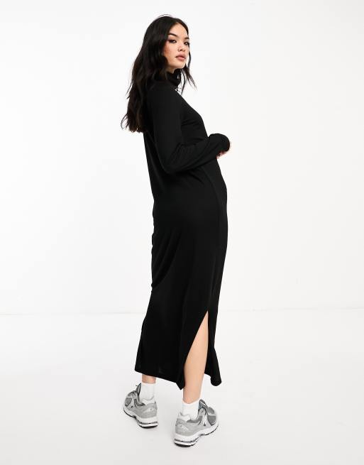 Vero moda clearance black maxi dress