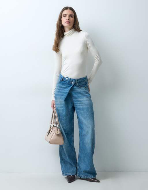 Vero Moda Rollkragen-Langarmoberteil in Creme, 2 von 5