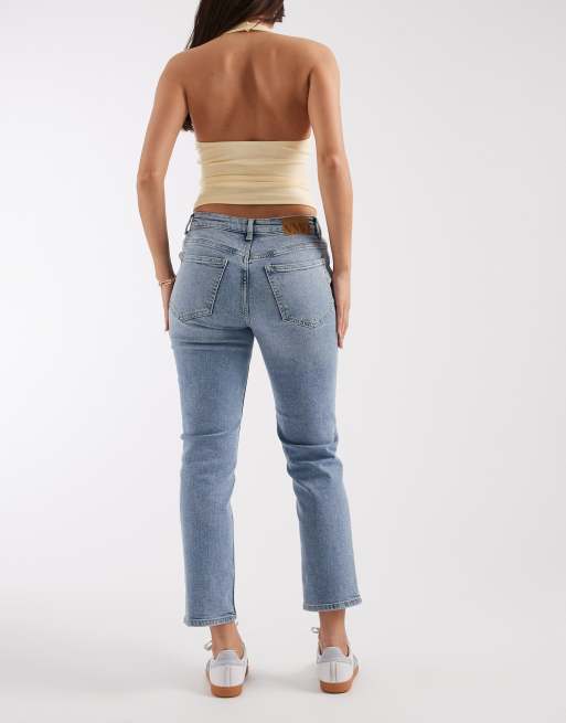 Vero Moda - Rosie - Jean slim raccourci en tissu stretch - Bleu clair délavé, 2 de 5