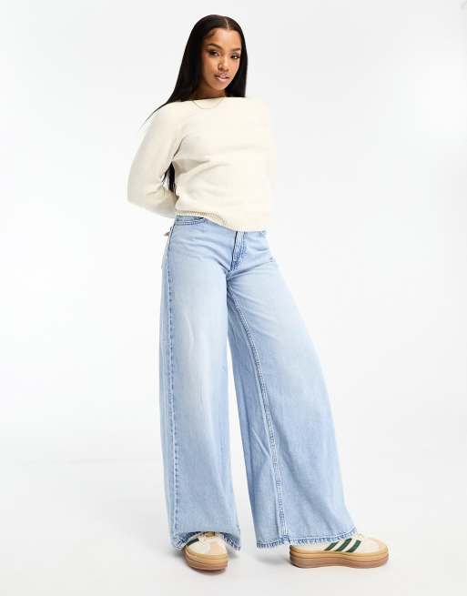 Vero Moda round neck sweater in cream