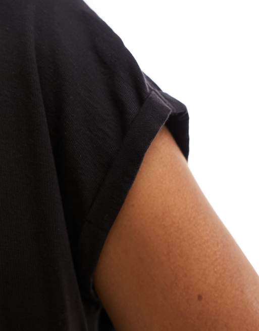 Vero Moda round neck t-shirt in black, 4 of 4