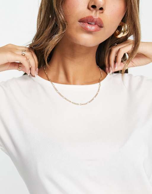 Vero Moda round neck t-shirt in white, 3 of 4