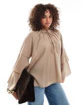 Topshop long sleeve everyday tee in black