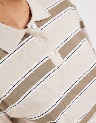 Vero Moda Rugby Polo In White