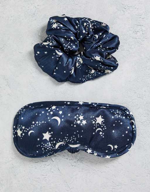 Vero Moda - Scatola regalo con elastico per capelli e mascherina da notte con stampa di astri
