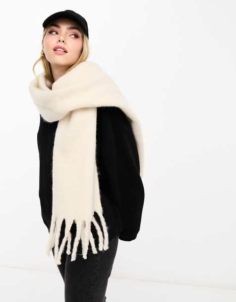 Vero Moda - Sciarpa bouclé crema - view 1