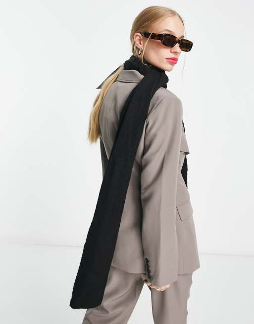 Vero Moda - Sciarpa in maglia nera