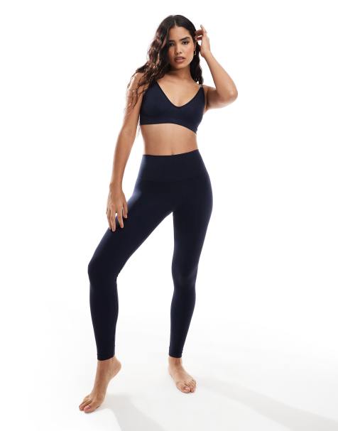Vero Moda seamless leggings in dark navy - part of a set - view 1
