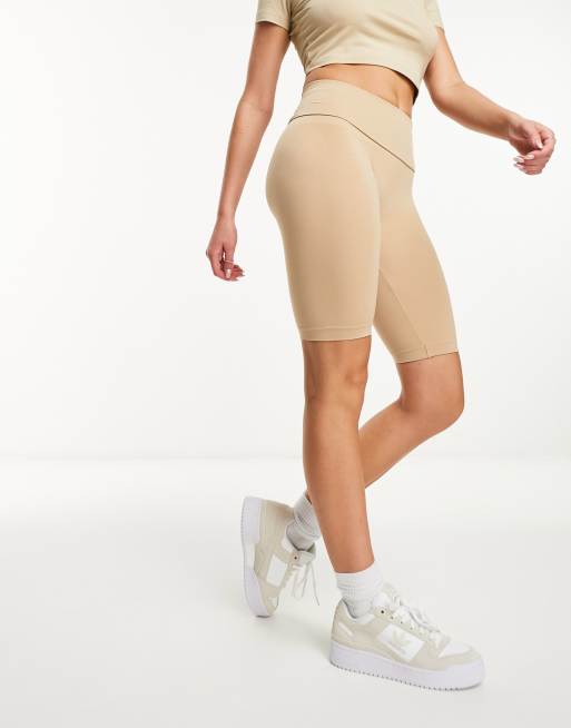 Vero Moda seamless smoothing shorts in beige