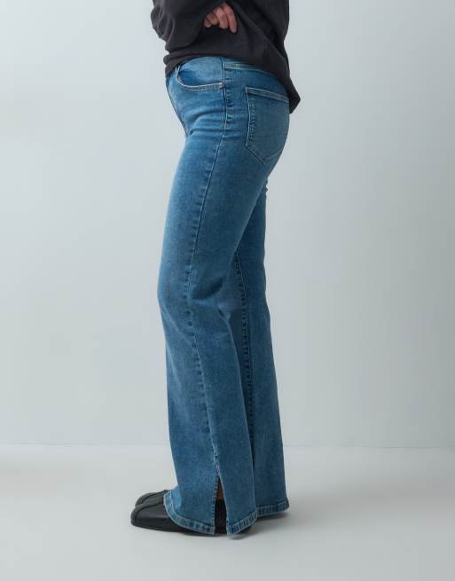 Vero Moda Selina High-Waist ausgestellte Jeans aus mittelblauem Denim, 2 von 5