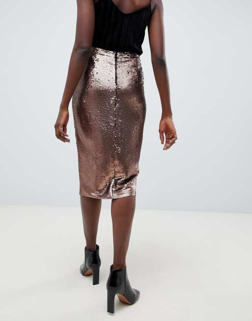 Vero moda 2025 sequin pencil skirt