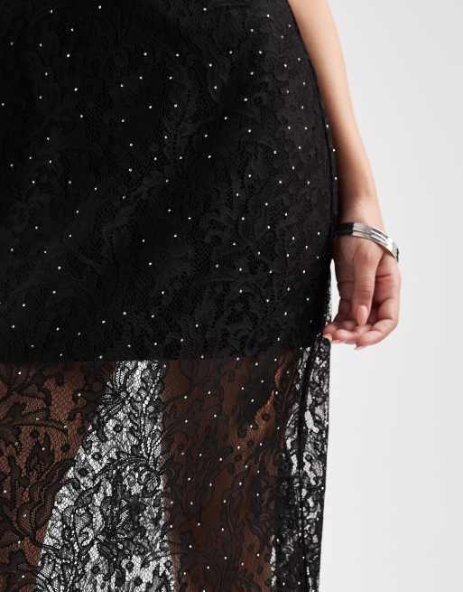 chinese dress ladies Vero moda  Vmbecca Ls O-neck Lace Dress  Dresses  Black