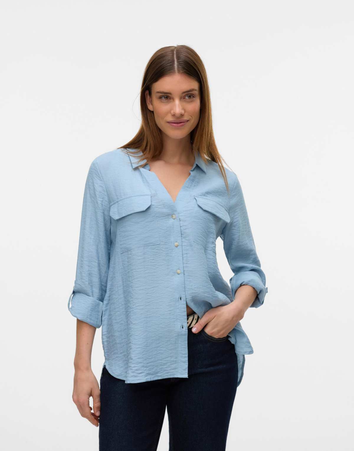 Vero Moda Shirt in dusty blue