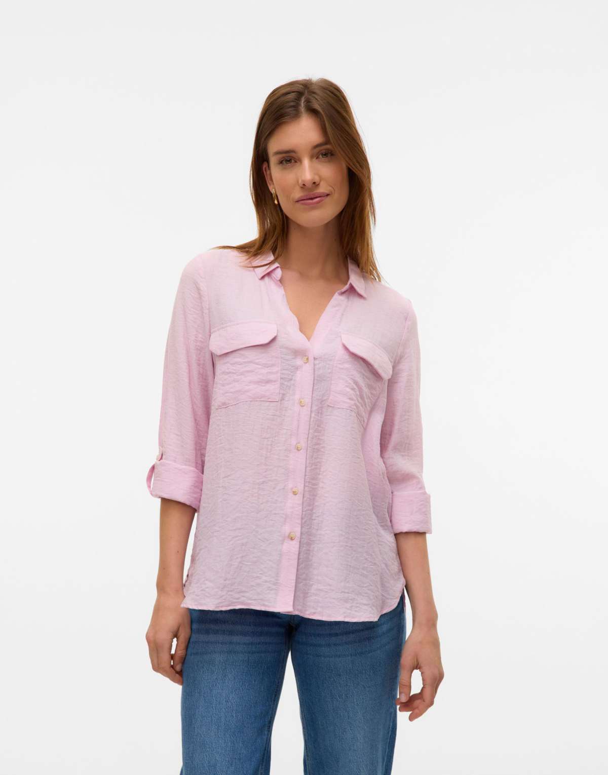 Vero Moda Shirt in parfait pink