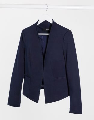 short navy blazer