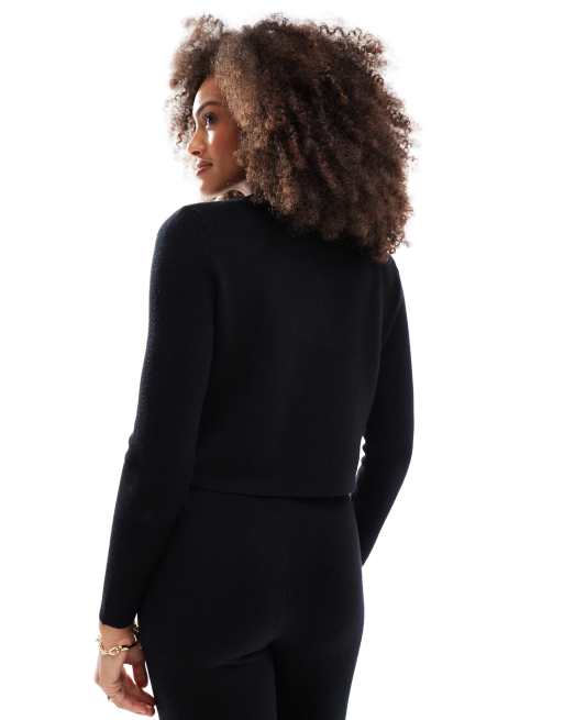 ヴェロモーダ Vero Moda 【 Button-Up Cardigan Women 】 レディース Vero Moda Lucy Crop Ribbed V-neck Cardigan Button Front