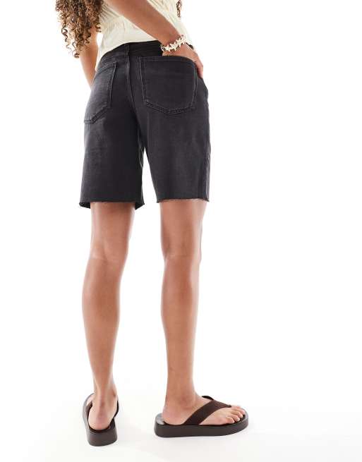 Vero Moda - Short en jean long - Noir  , 2 de 5