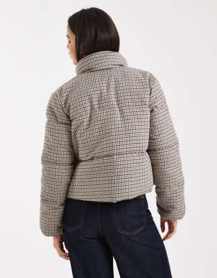 Vero Moda Short Puffer Jacket In White