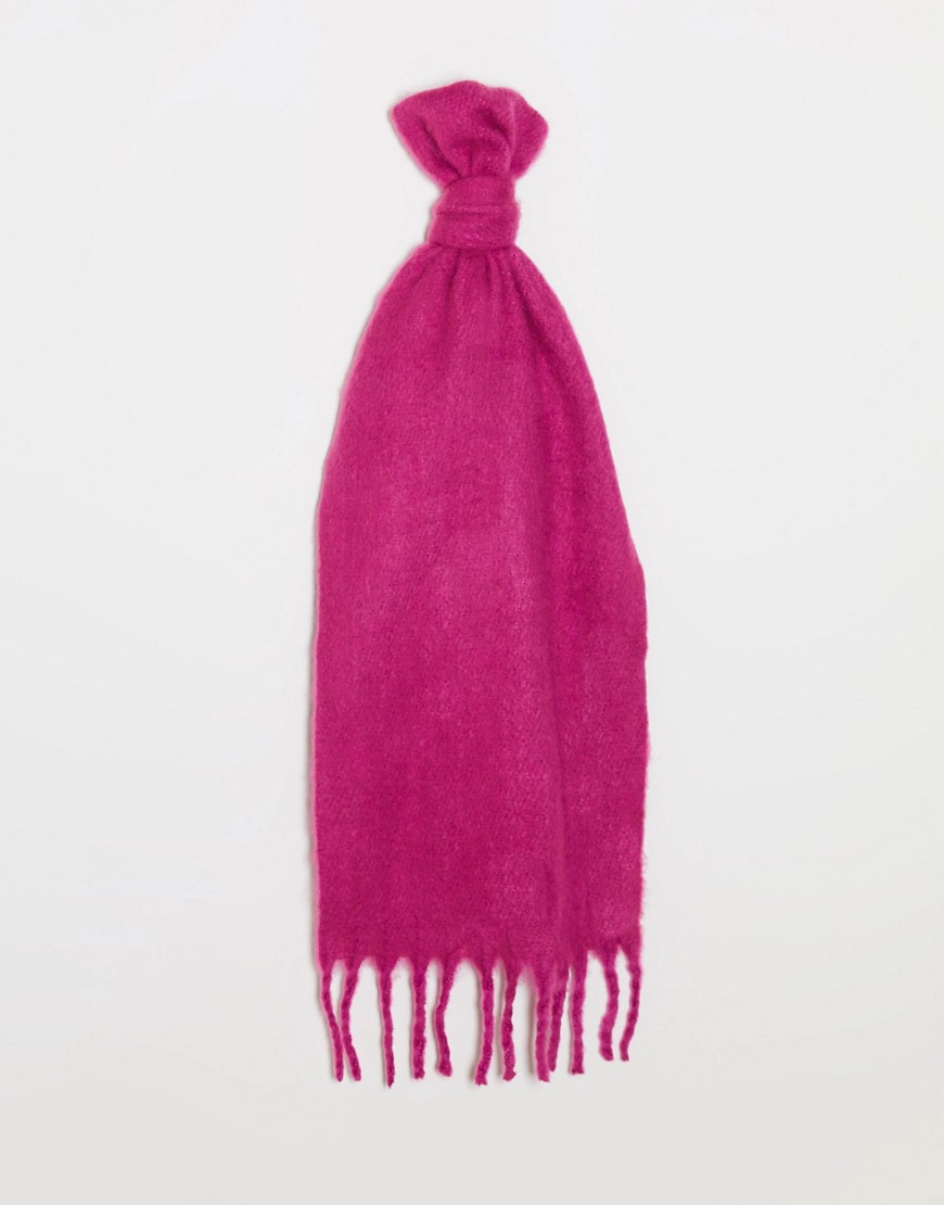 Vero Moda - Sjaal met kwastjes aan de rand in roze