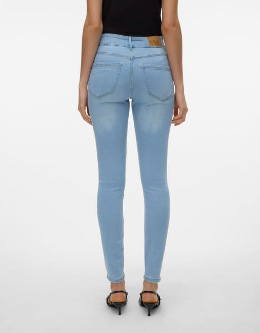 Vero Moda Skinny fit jeans in light blue ASOS