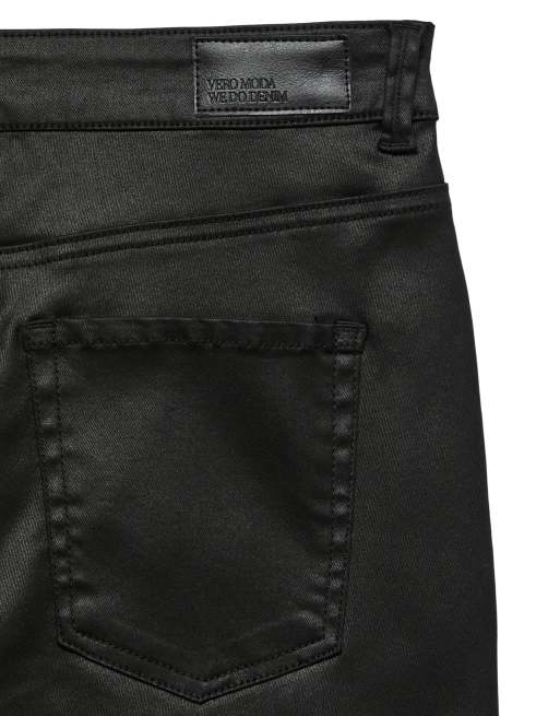 Vero Moda - Skinny-fit jeans in zwart, 7 van 7