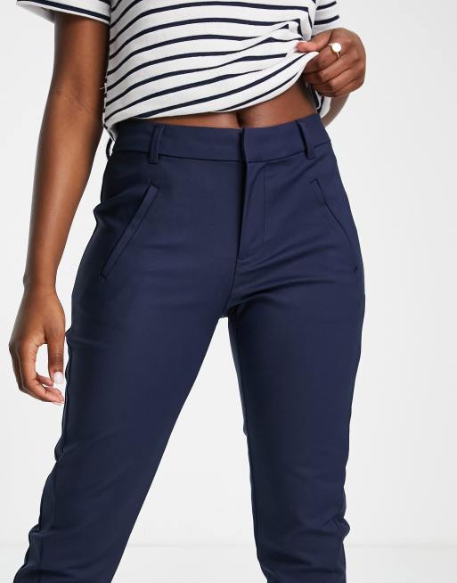 Vero Moda skinny fit trousers in navy