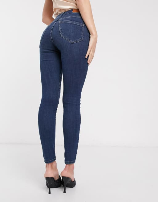 Vero Moda skinny jean in mid blue denim, 2 of 4