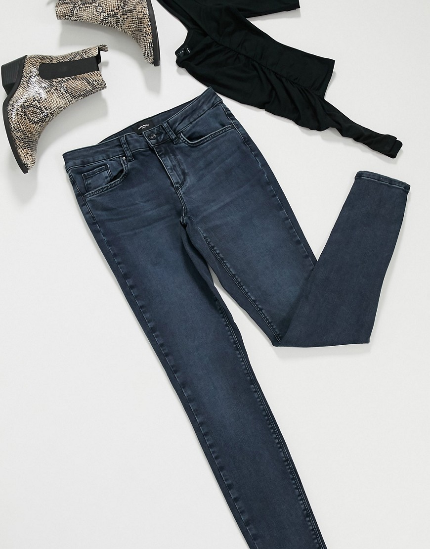 Vero moda skinny jeans in black blue