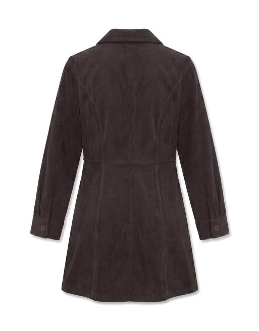 Vero Moda skjortklänning i chocolate torte, 6 av 6