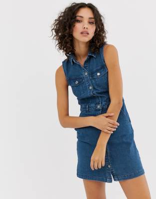 vero moda denim dress