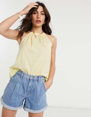 vero moda yellow top