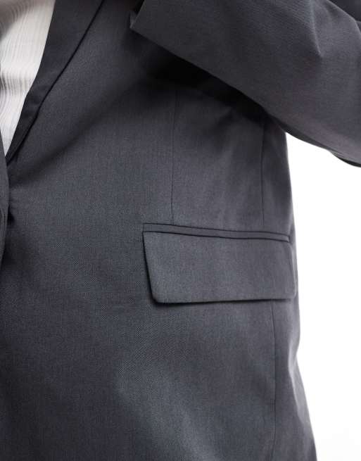 Vero Moda slim tailored blazer co-ord in grey, 4 of 4