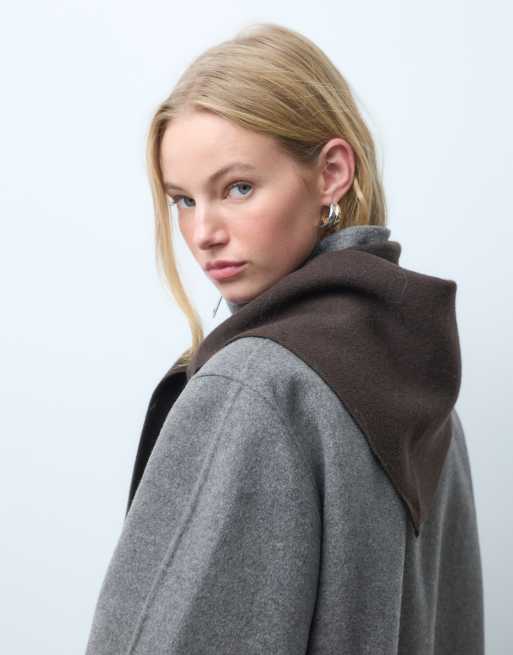 Vero Moda small scarf in chocolate brown, 3 of 3