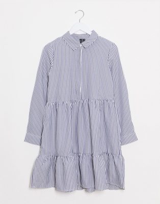 vero moda navy blue dress