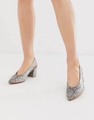 grey snake print shoes