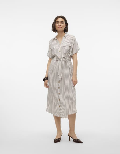 Vero Moda - Snehvid kjole