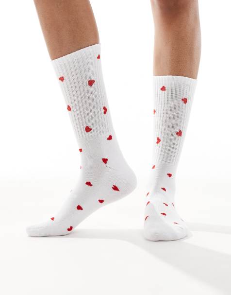 Vero Moda – Socken mit Herzmuster - view 1