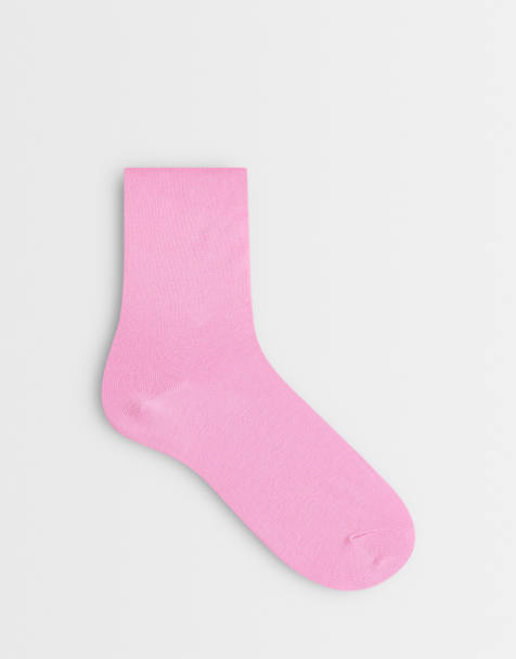 Vero Moda socks in bright pink - view 1