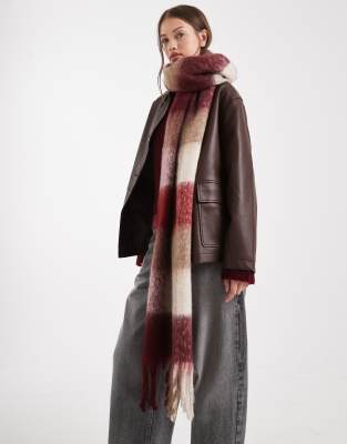 Vero Moda Soft Boucle Scarf In Multi