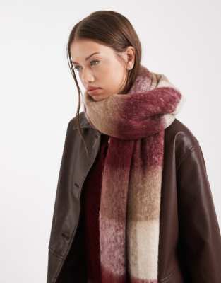 Vero Moda Soft Boucle Scarf In Multi