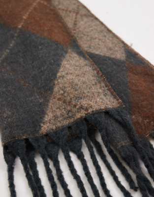 Vero Moda Soft Boucle Scarf In Gold