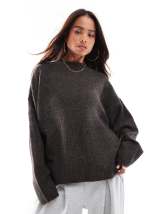 Topshop denim pelmet mini skirt in bleach