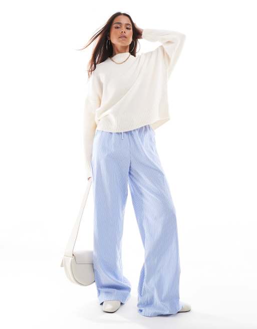 Vero Moda soft o-neck sweater in cream