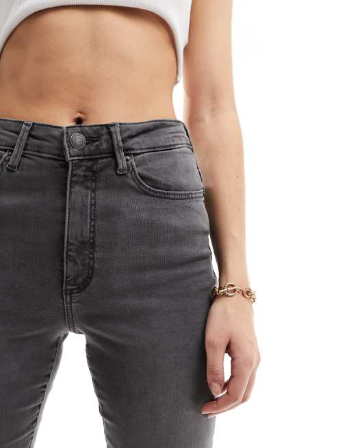 Vero Moda – Sophia – Eng geschnittene Jeans in verwaschenem Grau mit hohem Bund, 5 von 5