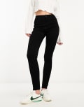 [Vero Moda] Vero Moda Sophia high rise skinny jeans in black XS Black