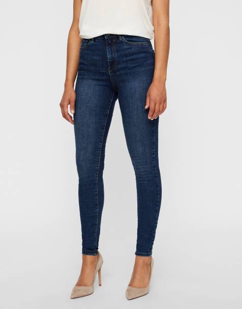 Vero Moda – Sophia – Niebieskie obcisłe jeansy - view 1