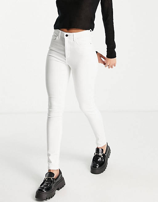 Vero Moda Sophia skinny jeans in white